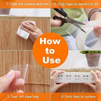 Double-Sided Tape – Strong, Invisible & Hassle-Free Fixing (Buy 1 Get 1 Free)