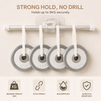 Self-Adhesive Curtain Rod Clips