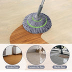 🧹 Microfiber Twist Mop – 360° Spin Cleaning for a Spotless Home