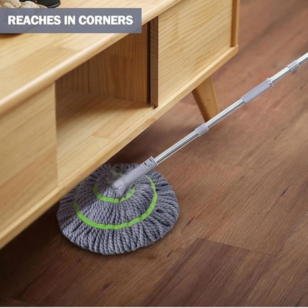 🧹 Microfiber Twist Mop – 360° Spin Cleaning for a Spotless Home