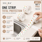 Waterproof & Oil-Proof Self Adhesive Caulk Tape – for Kitchen & Bathroom (Pack of 2 Tape Sets)